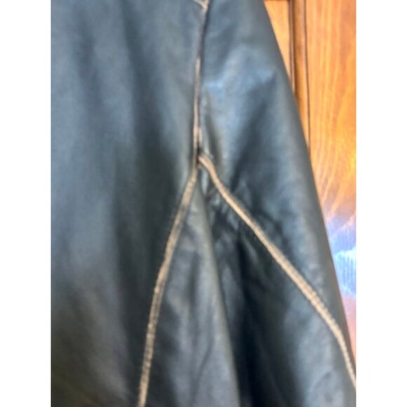Cripple Creek Distressed Brown Leather Jacket Women’s Medium Qtr Horse Congress - Picture 11 of 12